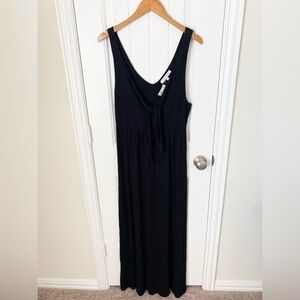 NWT The Vanity Room Maxi Dress Black Size Large